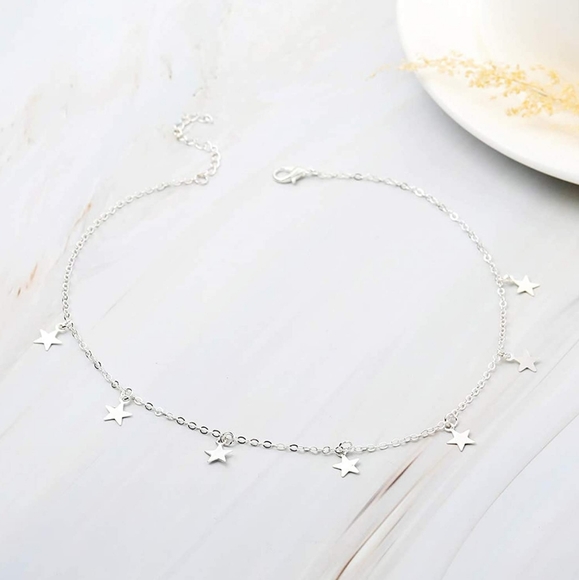 Tgirls Minimalist Star Pendant Choker Necklace Chain - Picture 2 of 4